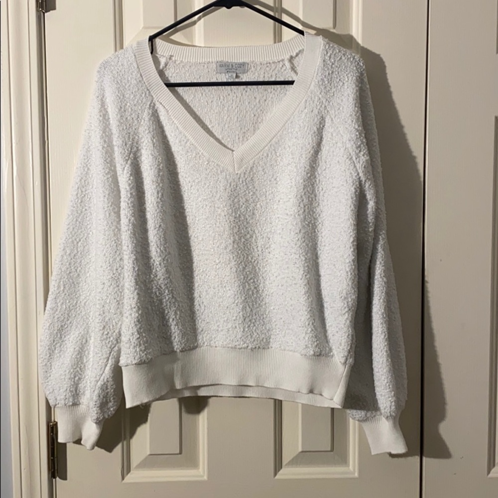 White sweatshirt